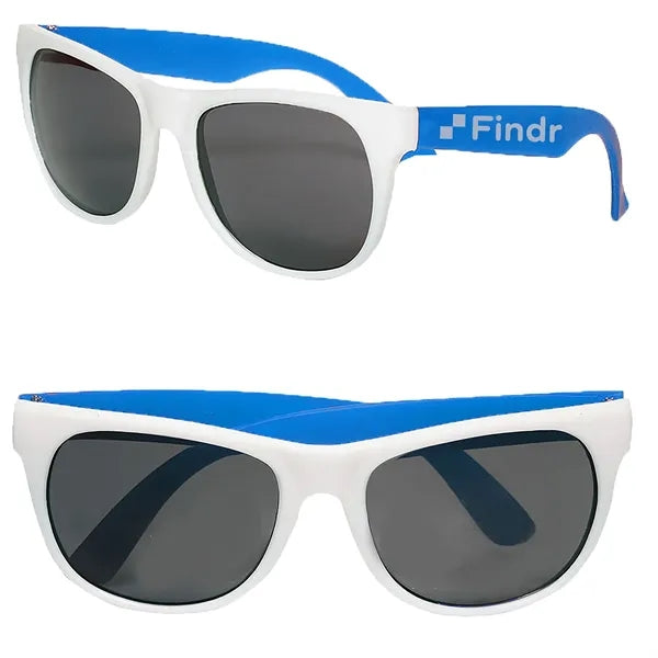 Two-Tone Stylish Plastic Sunglasses