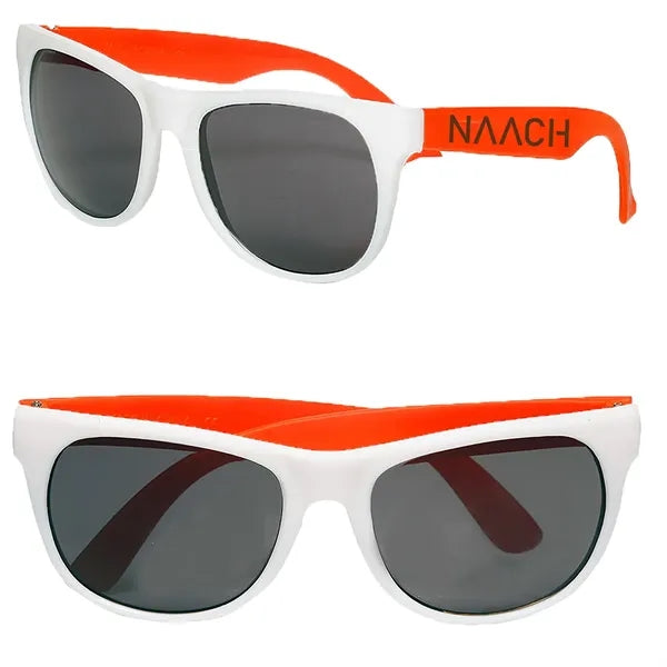 Two-Tone Stylish Plastic Sunglasses