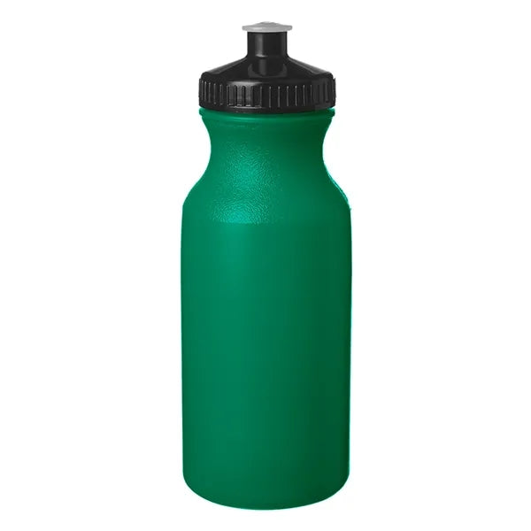 Lightweight Push-cap Water Bottle - Recyclable, 20 oz.