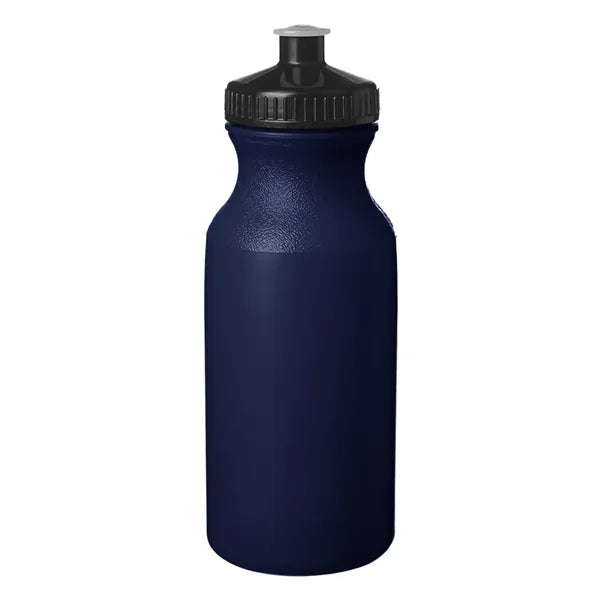 Lightweight Push-cap Water Bottle - Recyclable, 20 oz.
