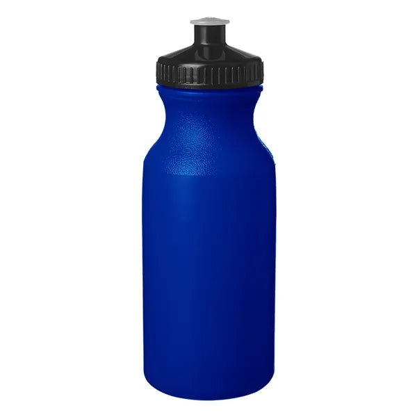 Lightweight Push-cap Water Bottle - Recyclable, 20 oz.