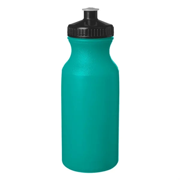 Lightweight Push-cap Water Bottle - Recyclable, 20 oz.