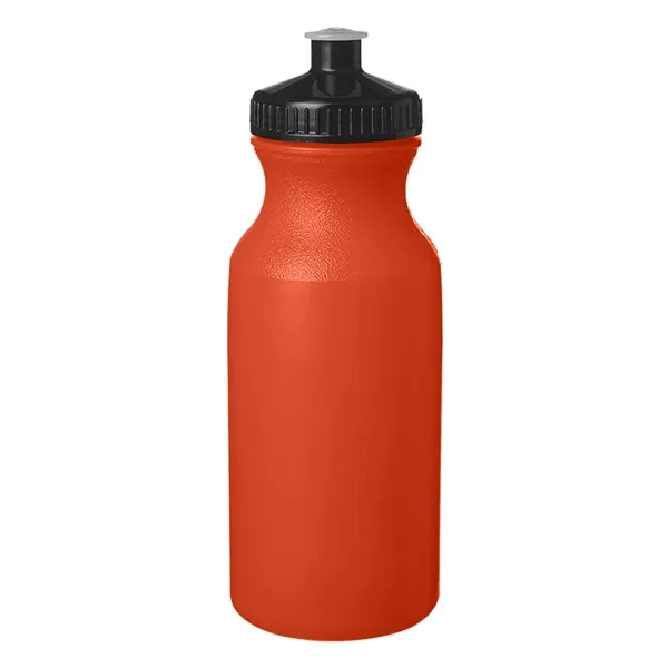 Lightweight Push-cap Water Bottle - Recyclable, 20 oz.