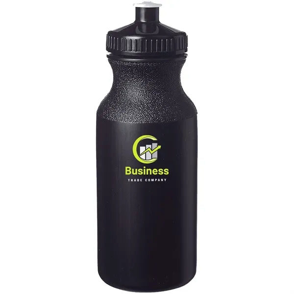Lightweight Push-cap Water Bottle - Recyclable, 20 oz.