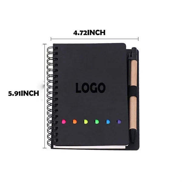 Kraft Cover Spiral Pocket Notebook
