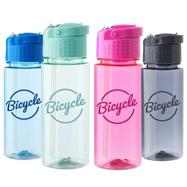 Plastic Water Bottle - featuring Handle, 17 oz.