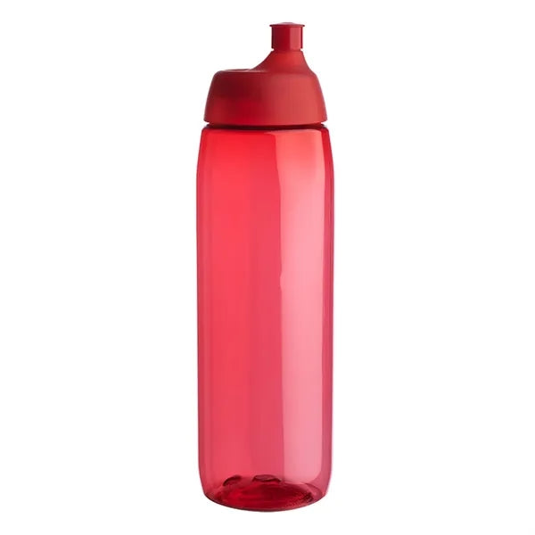 Lenexa Plastic Water Flask - Push Caps, 34 oz.