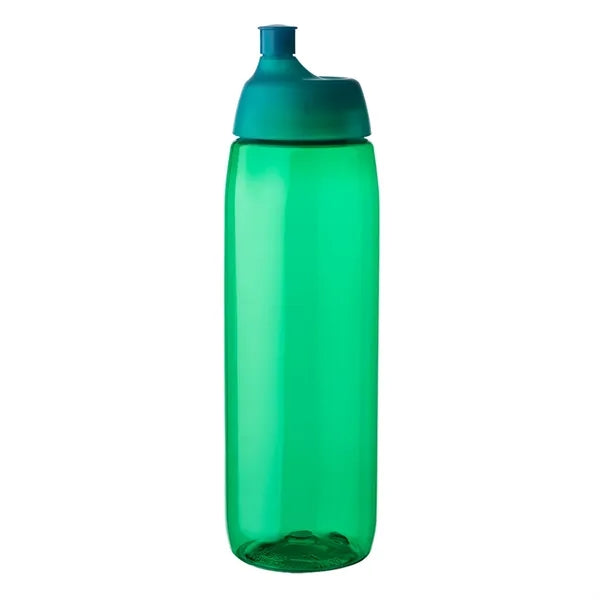 Lenexa Plastic Water Flask - Push Caps, 34 oz.