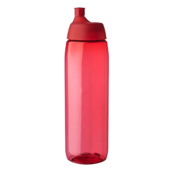 Lenexa Plastic Water Flask - Push Caps, 34 oz.