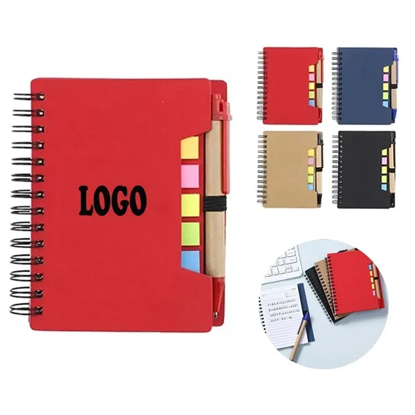 Sticky Notebook with Pen