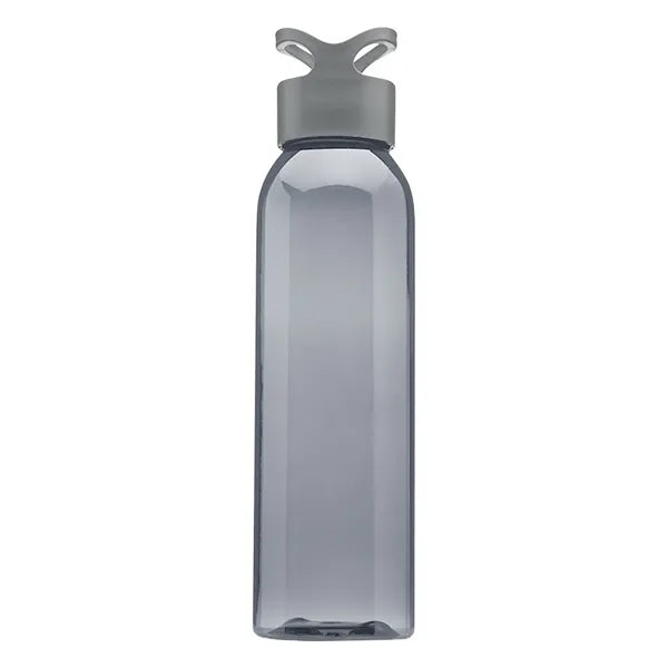 Plastic Gym Water Bottles - Carrying Loop Cap, 22 oz.