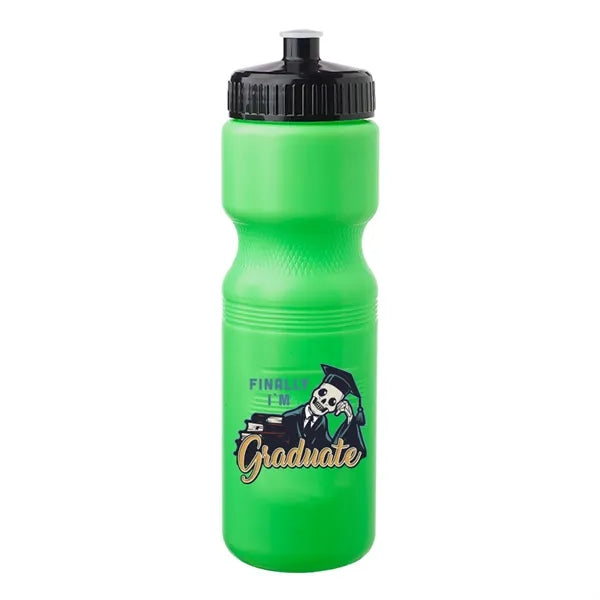 Push Cap Plastic Water Bottle 28 oz
