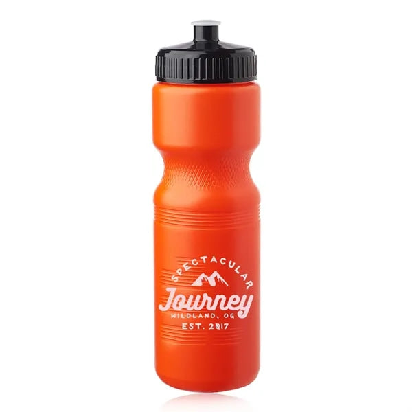 Push Cap Plastic Water Bottle 28 oz