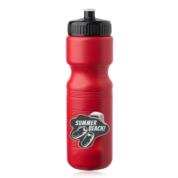 Push Cap Plastic Water Bottle 28 oz