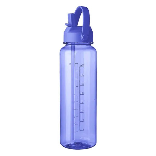 Plastic Water Bottle with Screw On Lid 40 oz.