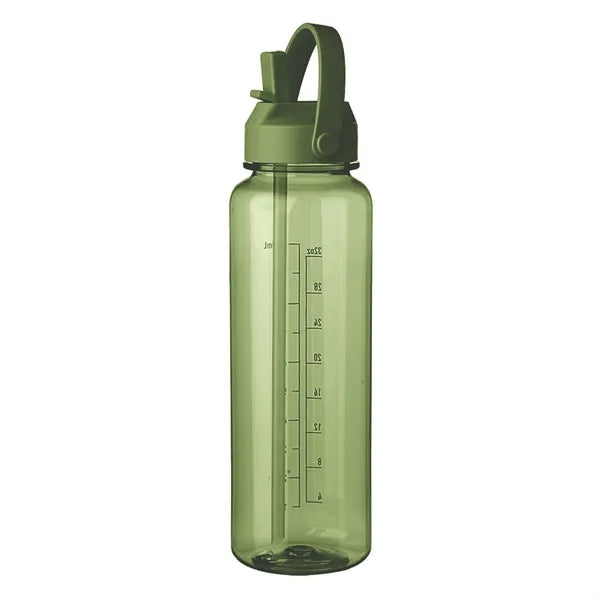 Plastic Water Bottle with Screw On Lid 40 oz.