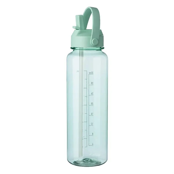 Plastic Water Bottle with Screw On Lid 40 oz.