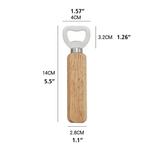 Wood Bottle Opener