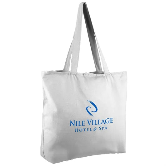 12 oz. Zippered Cotton Canvas Tote