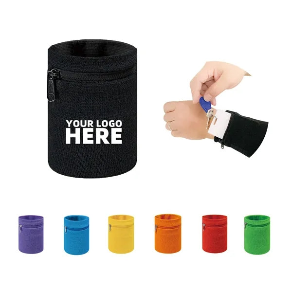 Multifunctional Zipper Sports Wristband