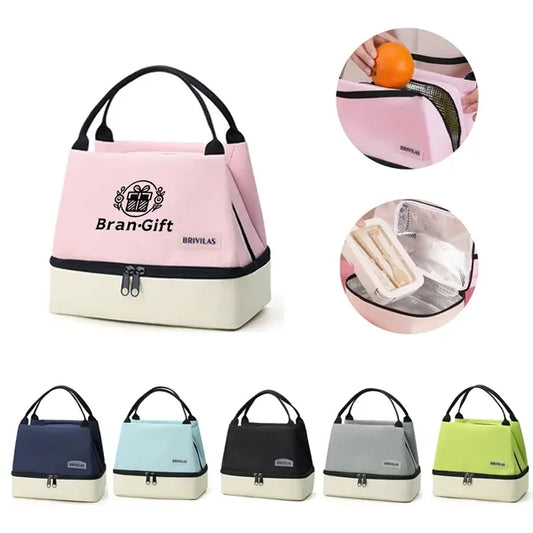 Double-Layer Insulated Lunch Bag