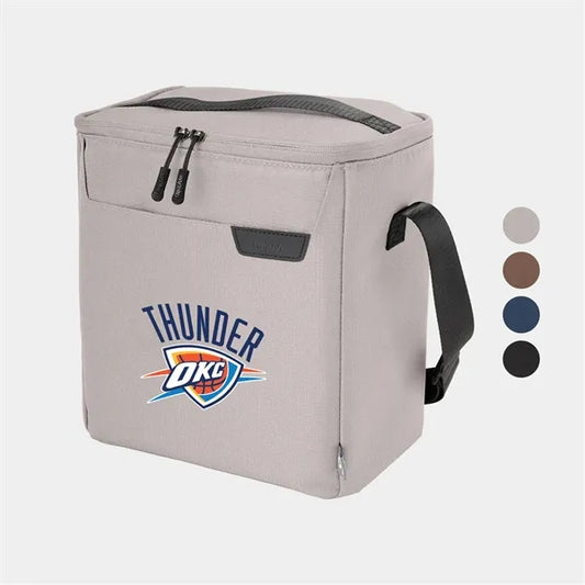 12-Can Recycled Heather Soft Pack Insulated Cooler Bag