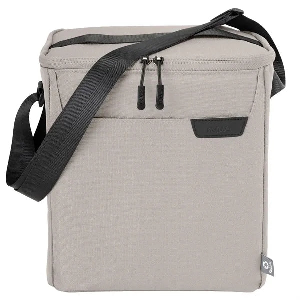12-Can Recycled Heather Soft Pack Insulated Cooler Bag