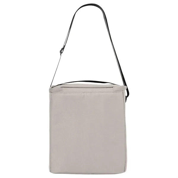 12-Can Recycled Heather Soft Pack Insulated Cooler Bag