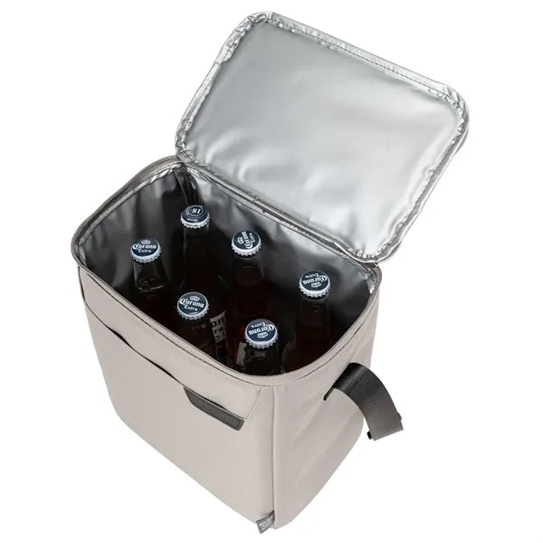 12-Can Recycled Heather Soft Pack Insulated Cooler Bag