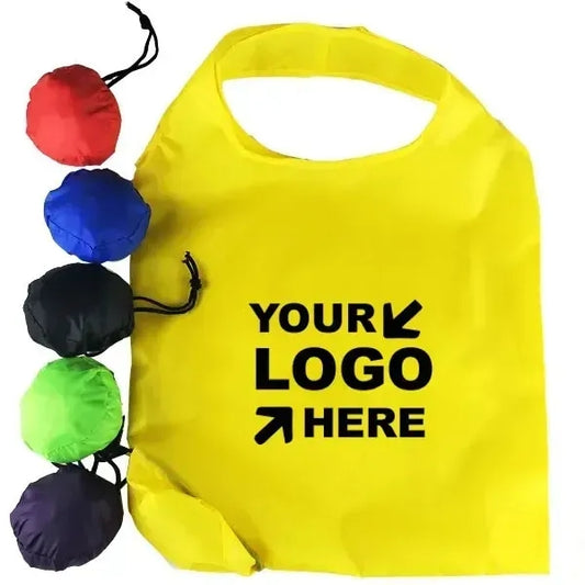 Foldable Round Ball Shaped Shopping Bag