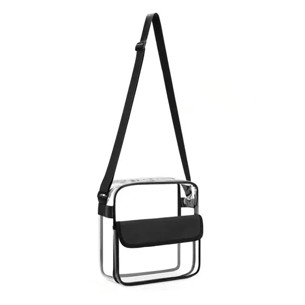 Clear PVC Crossbody Bag