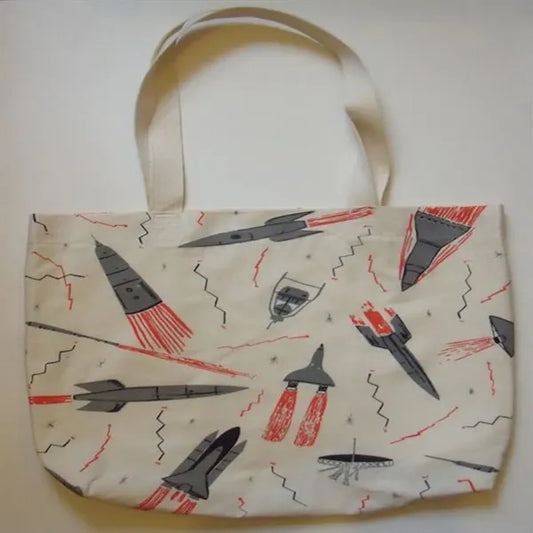 Sublimation 12 oz Poly Canvas Tote Bag - 16.5"W x 13.5"H x