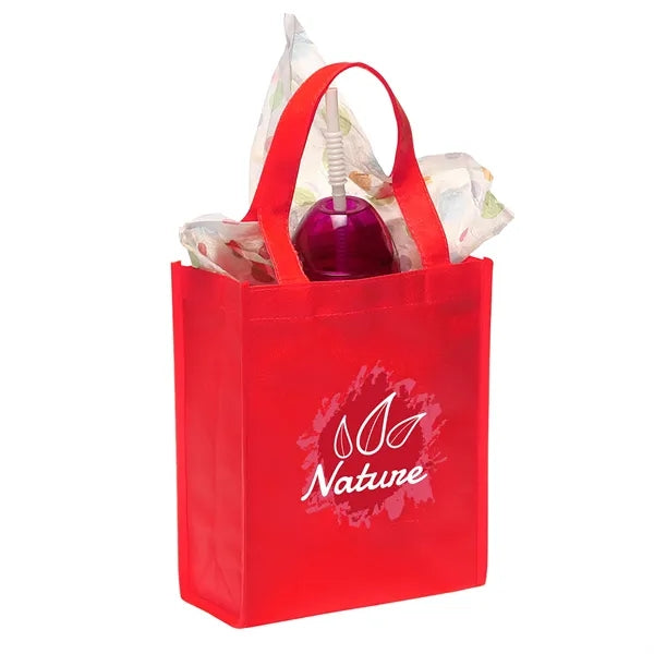 Non-Woven Polypropylene Small Tote - 8.15"W x 10"H x 3.5"D