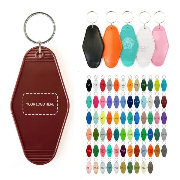 Vintage Retro Motel Keychain