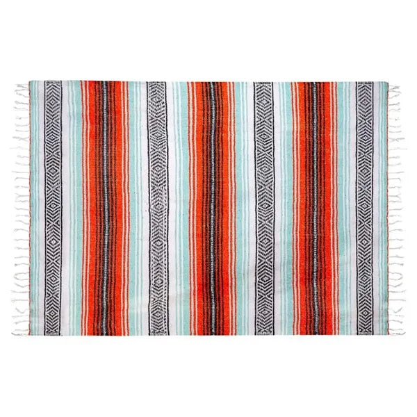 Large Handwoven Mexican Blanket