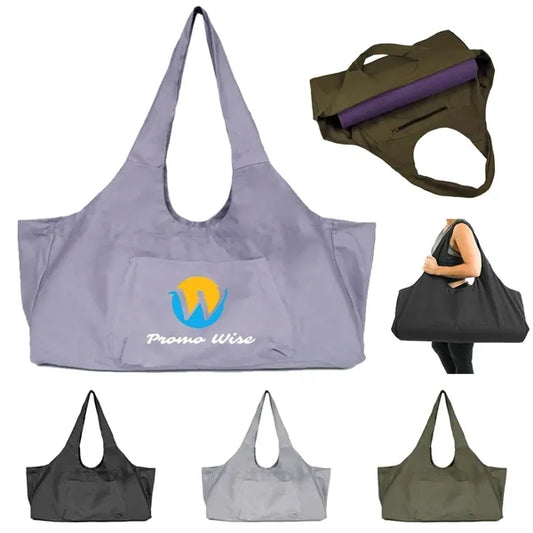 Large Lightweight Multi-Pocket Premium Canvas Yoga Mat Bag