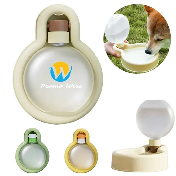 17-oz Portable Leakproof Dog Water Bottle with Foldable Bowl