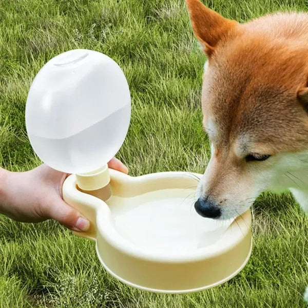 17-oz Portable Leakproof Dog Water Bottle with Foldable Bowl