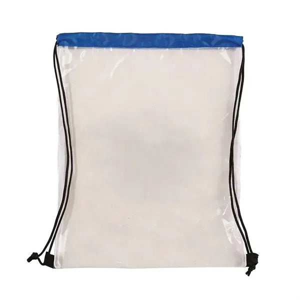 Clear Vinyl Drawstring Bag
