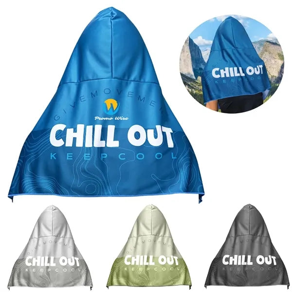 Breathable Microfiber Sweat-Wicking Cooling Hoodie Towel