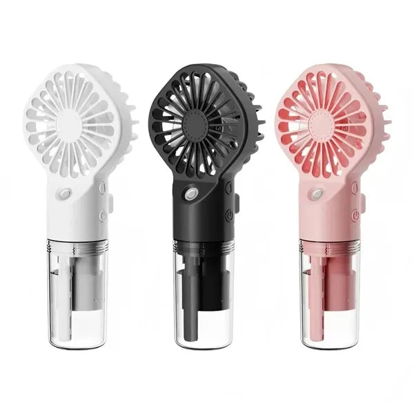 Water Spray Mist USB Rechargeable Handheld Fan
