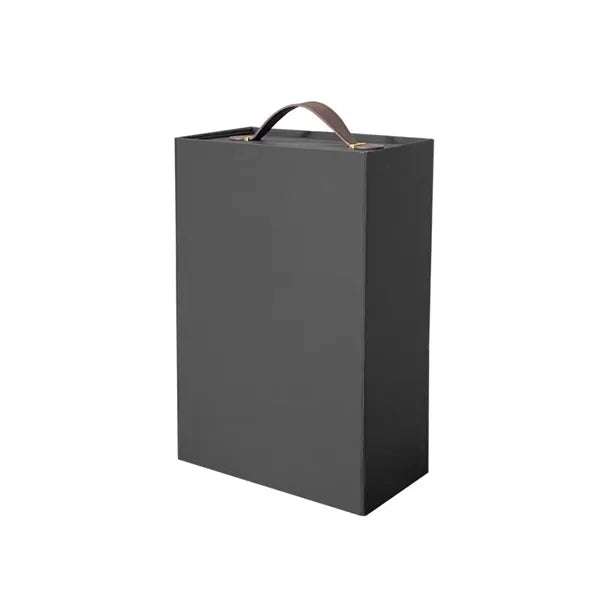 Uxury Double Bottle Wine Gift Box With Handle