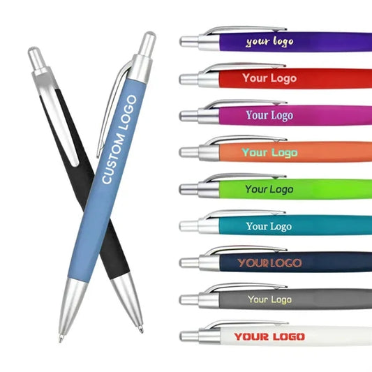 Rubber Plastic Ballpoint Pen