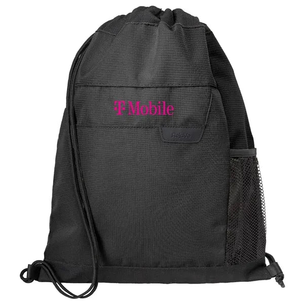 Recycled Heather Modern Executive Drawstring Bag