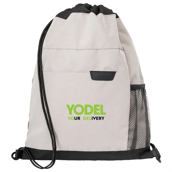 Recycled Heather Modern Executive Drawstring Bag