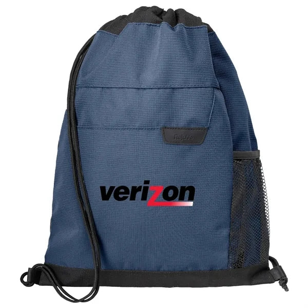 Recycled Heather Modern Executive Drawstring Bag