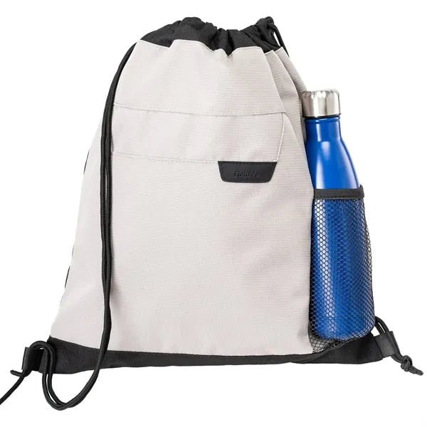 Recycled Heather Modern Executive Drawstring Bag