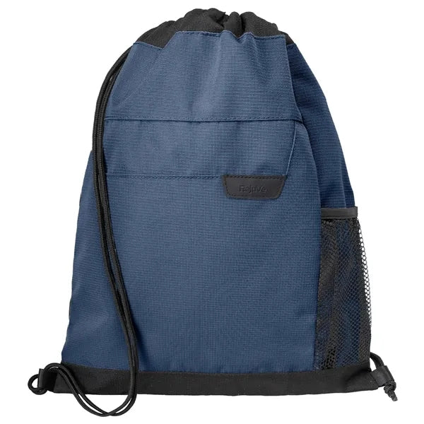 Recycled Heather Modern Executive Drawstring Bag