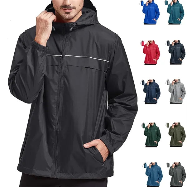Rain Jacket Men Waterproof Windbreaker