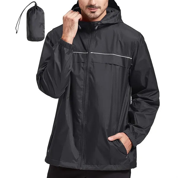 Rain Jacket Men Waterproof Windbreaker